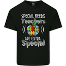 Special Needs Teachers Autism Autistic ASD Mens Cotton T-Shirt Tee Top Black