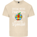 Special Needs Teachers Autism Autistic ASD Mens Cotton T-Shirt Tee Top Natural