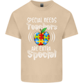 Special Needs Teachers Autism Autistic ASD Mens Cotton T-Shirt Tee Top Sand