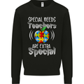 Special Needs Teachers Autism Autistic ASD Mens Sweatshirt Jumper Black