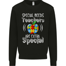 Special Needs Teachers Autism Autistic ASD Mens Sweatshirt Jumper Black