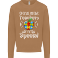 Special Needs Teachers Autism Autistic ASD Mens Sweatshirt Jumper Caramel Latte