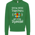 Special Needs Teachers Autism Autistic ASD Mens Sweatshirt Jumper Irish Green