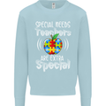 Special Needs Teachers Autism Autistic ASD Mens Sweatshirt Jumper Light Blue