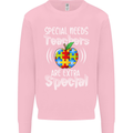 Special Needs Teachers Autism Autistic ASD Mens Sweatshirt Jumper Light Pink