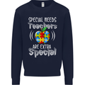 Special Needs Teachers Autism Autistic ASD Mens Sweatshirt Jumper Navy Blue