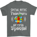 Special Needs Teachers Autism Autistic ASD Mens T-Shirt Cotton Gildan Charcoal