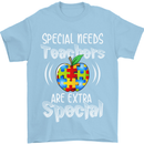 Special Needs Teachers Autism Autistic ASD Mens T-Shirt Cotton Gildan Light Blue