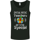 Special Needs Teachers Autism Autistic ASD Mens Vest Tank Top Black
