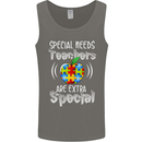 Special Needs Teachers Autism Autistic ASD Mens Vest Tank Top Charcoal
