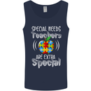 Special Needs Teachers Autism Autistic ASD Mens Vest Tank Top Navy Blue