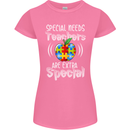 Special Needs Teachers Autism Autistic ASD Womens Petite Cut T-Shirt Azalea