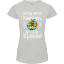 Special Needs Teachers Autism Autistic ASD Womens Petite Cut T-Shirt Sports Grey