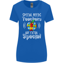 Special Needs Teachers Autism Autistic ASD Womens Wider Cut T-Shirt Royal Blue