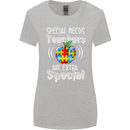 Special Needs Teachers Autism Autistic ASD Womens Wider Cut T-Shirt Sports Grey