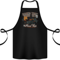 Speed Way Motorcycle Motorbike Biker Cotton Apron 100% Organic Black