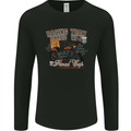 Speed Way Motorcycle Motorbike Biker Mens Long Sleeve T-Shirt Black