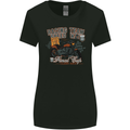 Speed Way Motorcycle Motorbike Biker Womens Wider Cut T-Shirt Black