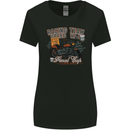 Speed Way Motorcycle Motorbike Biker Womens Wider Cut T-Shirt Black