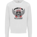 Speed Zone Motorcycle Motorbike Biker Mens Sweatshirt Jumper White