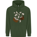 Spell Book Magic Magician Magical Childrens Kids Hoodie Forest Green