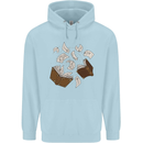 Spell Book Magic Magician Magical Childrens Kids Hoodie Light Blue