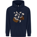 Spell Book Magic Magician Magical Childrens Kids Hoodie Navy Blue