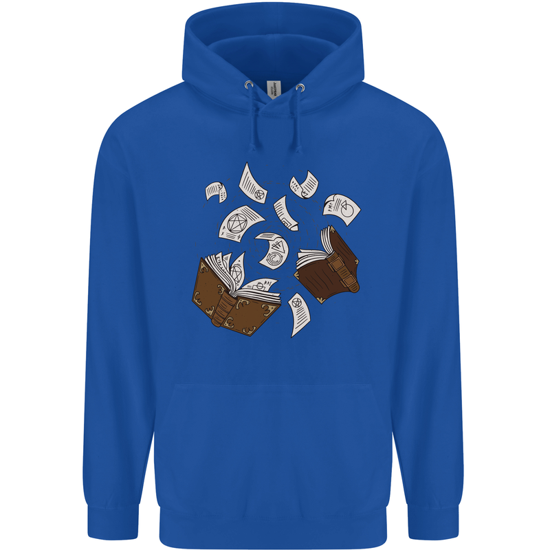 Spell Book Magic Magician Magical Childrens Kids Hoodie Royal Blue