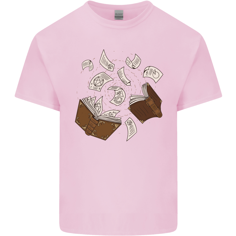 Spell Book Magic Magician Magical Kids T-Shirt Childrens Light Pink