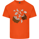 Spell Book Magic Magician Magical Kids T-Shirt Childrens Orange