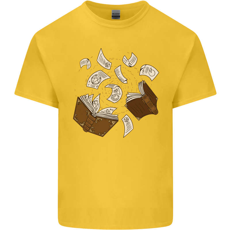 Spell Book Magic Magician Magical Kids T-Shirt Childrens Yellow