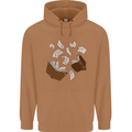Spell Book Magic Magician Magical Mens 80% Cotton Hoodie Caramel Latte