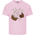 Spell Book Magic Magician Magical Mens Cotton T-Shirt Tee Top Light Pink