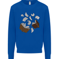 Spell Book Magic Magician Magical Mens Sweatshirt Jumper Royal Blue