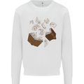 Spell Book Magic Magician Magical Mens Sweatshirt Jumper White