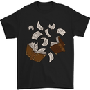 Spell Book Magic Magician Magical Mens T-Shirt Cotton Gildan Black