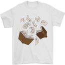 Spell Book Magic Magician Magical Mens T-Shirt Cotton Gildan White