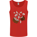Spell Book Magic Magician Magical Mens Vest Tank Top Red