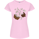 Spell Book Magic Magician Magical Womens Petite Cut T-Shirt Light Pink