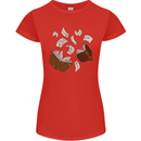 Spell Book Magic Magician Magical Womens Petite Cut T-Shirt Red