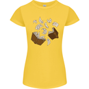 Spell Book Magic Magician Magical Womens Petite Cut T-Shirt Yellow