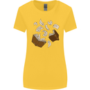 Spell Book Magic Magician Magical Womens Wider Cut T-Shirt Yellow