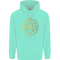 Spiritual Yoga Meditation Peace Childrens Kids Hoodie Peppermint