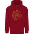 Spiritual Yoga Meditation Peace Childrens Kids Hoodie Red