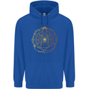 Spiritual Yoga Meditation Peace Childrens Kids Hoodie Royal Blue