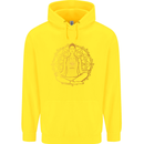 Spiritual Yoga Meditation Peace Childrens Kids Hoodie Yellow