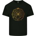 Spiritual Yoga Meditation Peace Kids T-Shirt Childrens Black
