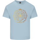 Spiritual Yoga Meditation Peace Kids T-Shirt Childrens Light Blue