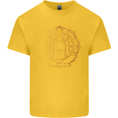 Spiritual Yoga Meditation Peace Kids T-Shirt Childrens Yellow