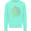 Spiritual Yoga Meditation Peace Mens Sweatshirt Jumper Peppermint